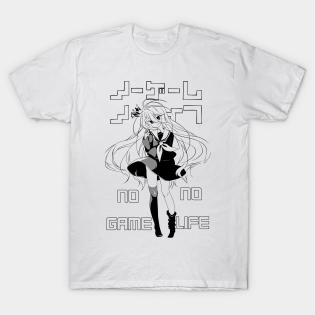 Shiro, No Game No Life T-Shirt by oncemoreteez